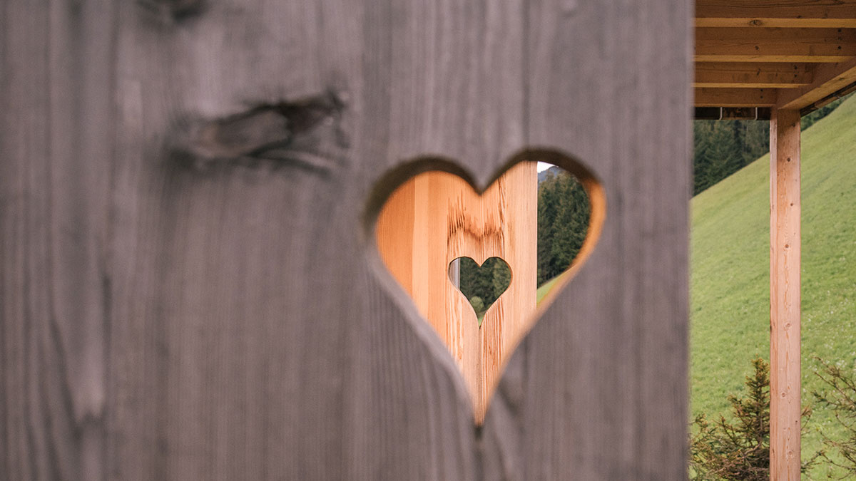 Cuore nel legno al Blasla Hof - Valle di Casies