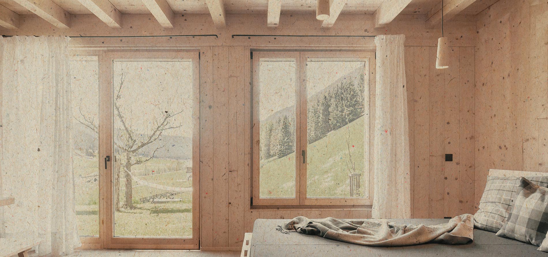 Zurück zur Ursprünglichkeit - Innenraum Blasla Hof