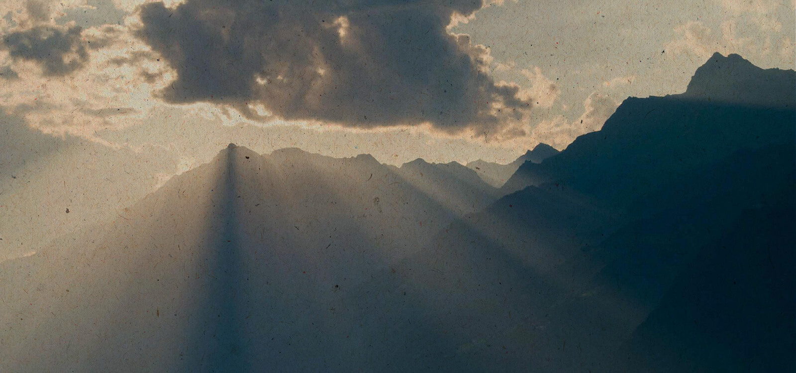 Sonnenuntergang - Berglandschaft