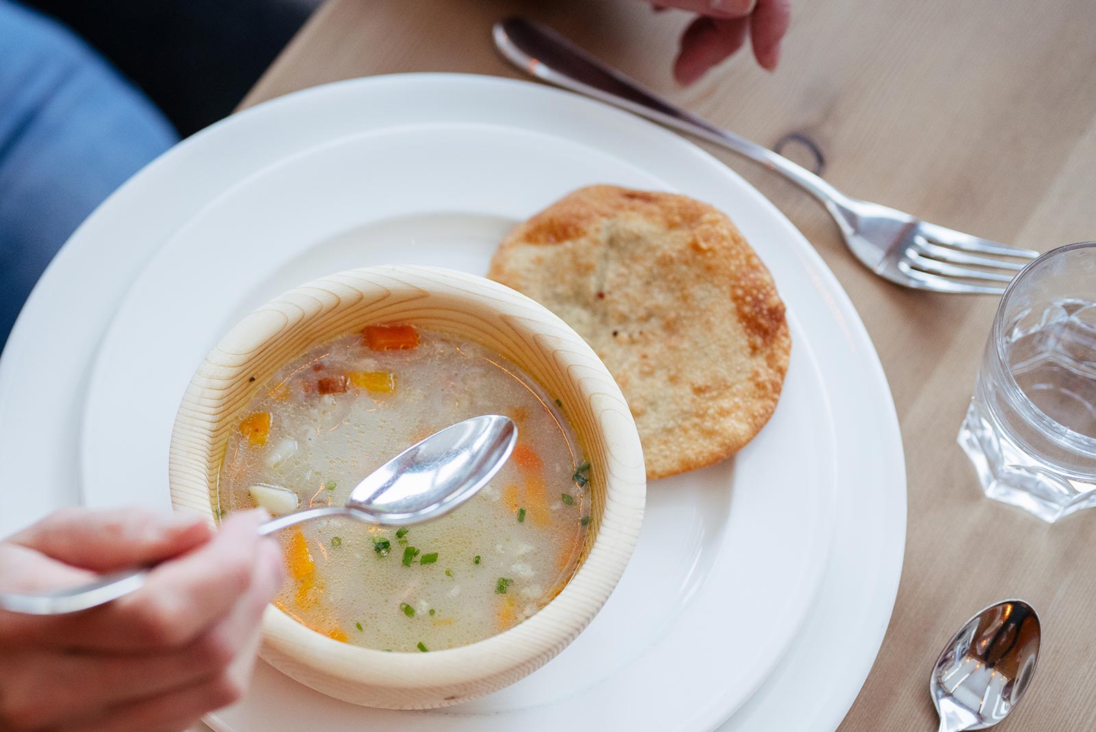 Kulinarik - Gerstesuppe mit Tirtlan